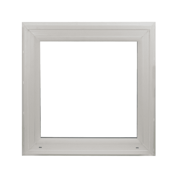 Double Pane Window 20" x 20", White Vinyl, Argon Filled, Low-E Glass
