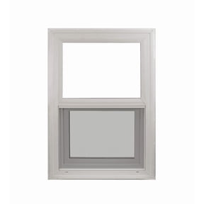 Double Pane Windows 16" x 24" White Vinyl Vertical Window, Argon Filled, Low-E Glass, Florida Approved
