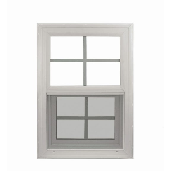 Double Pane Windows 20" x 30" White Vinyl Square Window, Argon Filled, Low-E Glass, Florida Approved