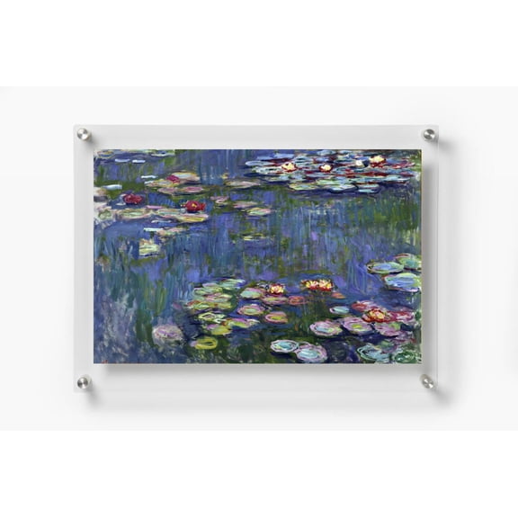 Double Panel Floating 8x10 Acrylic Picture Frame Wall Mount Photo Frame