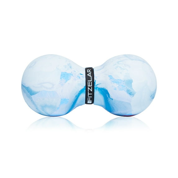 Double Peanut Lacrosse Balls Massage Ball Therapy for Myofascial Release, Trigger Point Muscle Knots Relief