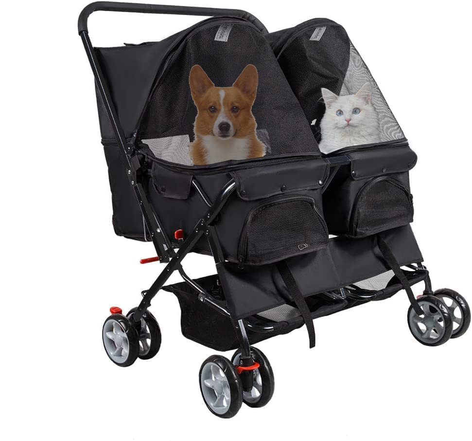 Double dog stroller walmart hotsell