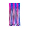 thumbnail image 1 of Double Pinyin Foil Fringe Curtains Party Decorations Metallics Streamers, Party Photo Booth Backdrops for Birthday Wedding Engagement Bridal Shower, 3Ft Wide X 6.6Ft Long, 1 of 3