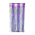 thumbnail image 1 of Double Pinyin Foil Fringe Curtains, Tinsel Foil Fringe Curtain Metallic Party Backdrop Streamer for Photo Booth Birthday Wedding Graduation Event Decorations, 1 of 4