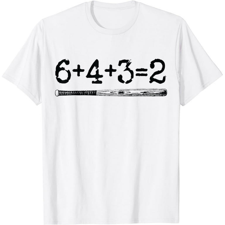 Baseball Math Double Play T-Shirt Baseball Math Double Play T-Shirt
