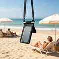 thumbnail image 1 of Double Pocket Waterproof Phone Pouch - IPX8 Dry Bag - Privacy Storage for Card & Key - Cruise Ship, Beach Essentials for Bulky Cases to Below 8.5", Mom Gift, 1 of 6