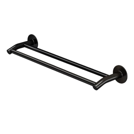 Towel Bathroom Kitchen Bar Hanger Stand Door The Over Storage Rail Black Bath Holder Hangers Double Rod Hanging Shelf