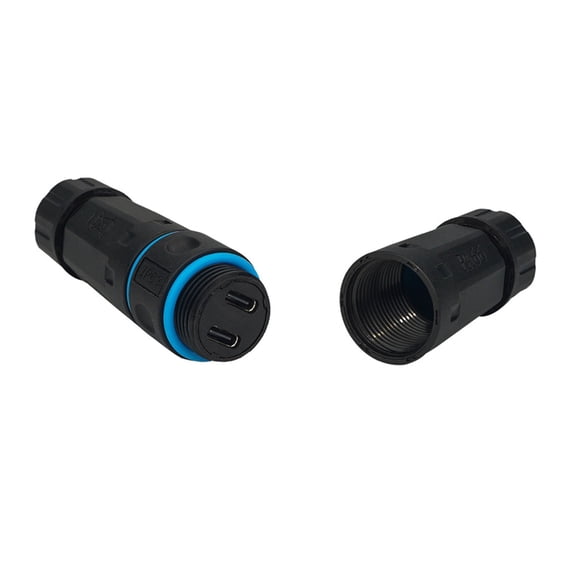 Double Port 10Gpbs USB C Pass Through Coupler Ethernet Connectors Waterproof