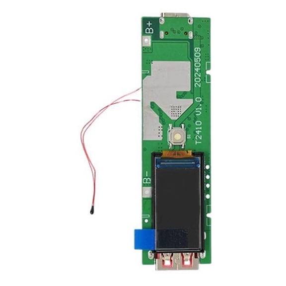 Double Port Chargers Board 22.5W Super Fast Charging Color Screen Multiple Protocols 21700 Battery Chargers Module