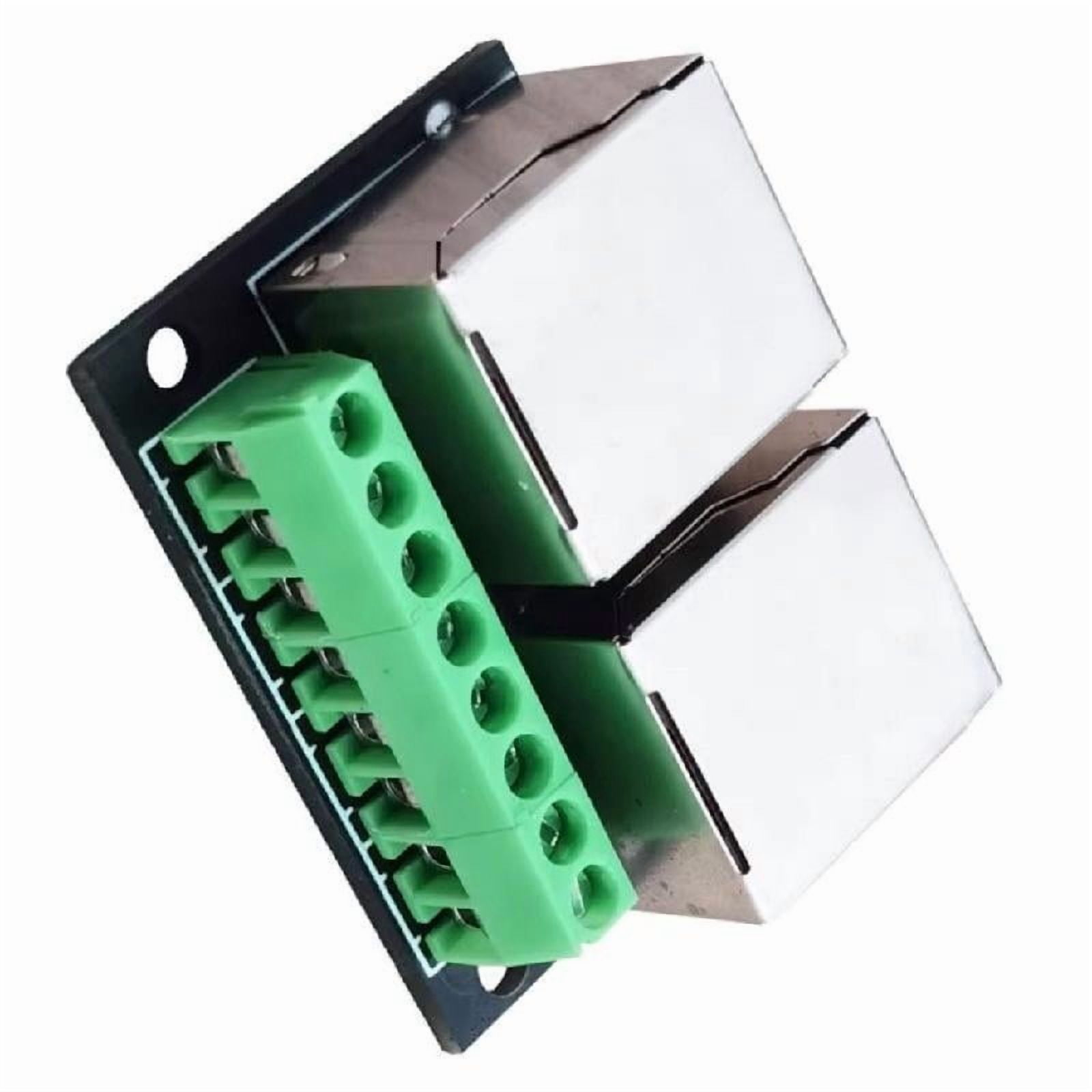 Double Port RJ45 Female Board Shielded Ethernet Connector 3.5mm 8Pin - Walmart.com