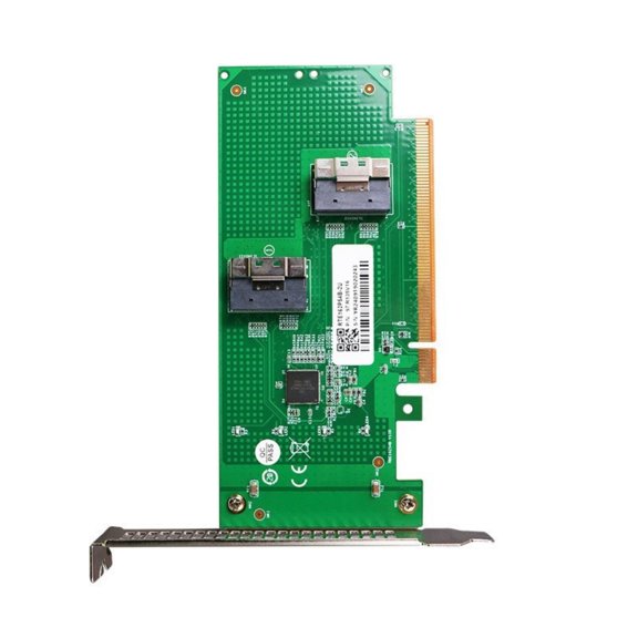 Double Port SFF 8654 PCIe4.0 X16 Adapters Card Supports High Bandwidth Data Transmission