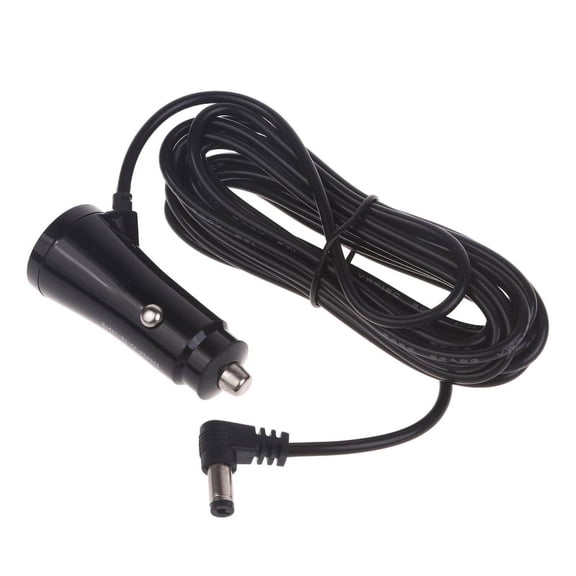 Double Port USB Car Charger with DC5.5x2.1mm Charging Cable DC12V-35V Input for Phone Tablets and Driving Recorder