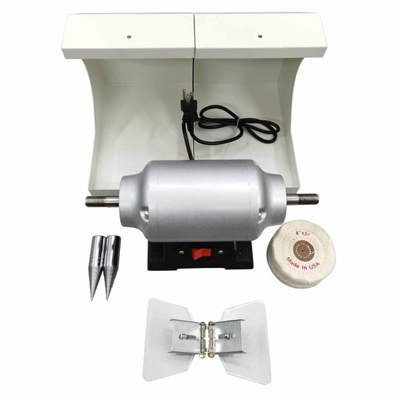 Double-Position High-Speed Silent Polishing Machine Denture Jewelry Casting 110V