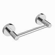 Double Post Pivoting Detachable Wall Mount Toilet Paper Holder by RUACQ, Polished Chrome