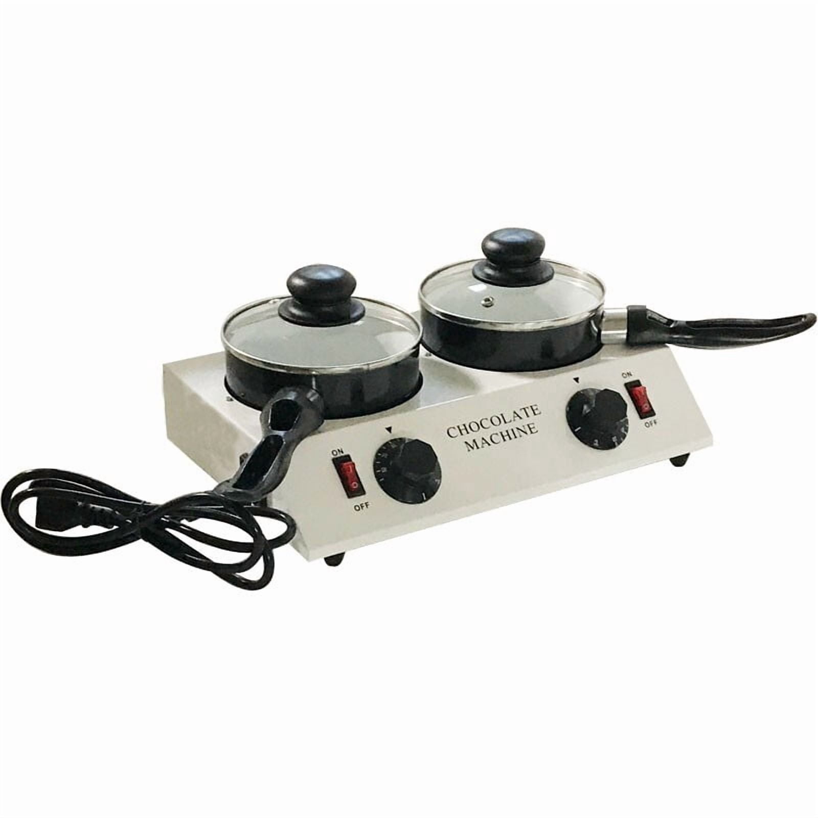 Double Pots Chocolate Tempering Melting Machine for Melting Chocolate ...