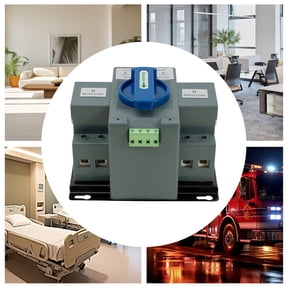 Double Power Automatic Change-Over Switch with Fast Switching, Manual/Automatic Modes, Short Circuit & Overload Protection, Ideal for Home and Commercial Use