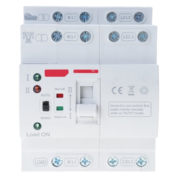 Double Power Automatic Transfer Switches 4P 110V/220V Generator Transfer Switches Uninterrupted Power Easy to Use