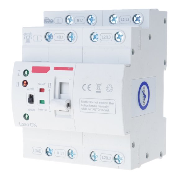 Double Power Automatic Transfer Switches 4P 110V/220V Generator Transfer Switches Uninterrupted Power Easy to Use