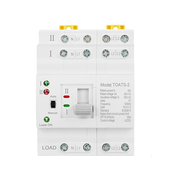 Double Power Automatic Transfer Switches Electrical Selector Electrical Safety Selector Efficient Switches for Home