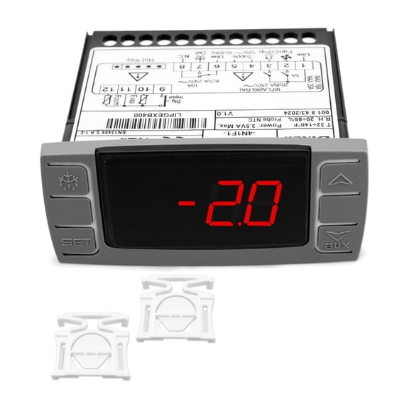 Double Probe Temperature Controller For Commercial Freezers Mini Fridges With High Accuracy Sensor And Energy Efficient Design