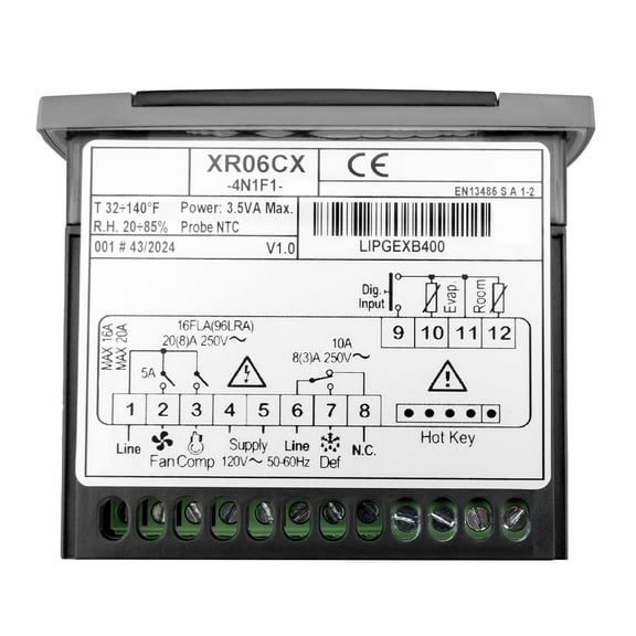 Double Probe Temperature Controller For Commercial Freezers Tiny Fridges With High Accuracy Sensors And Energy Efficient Design