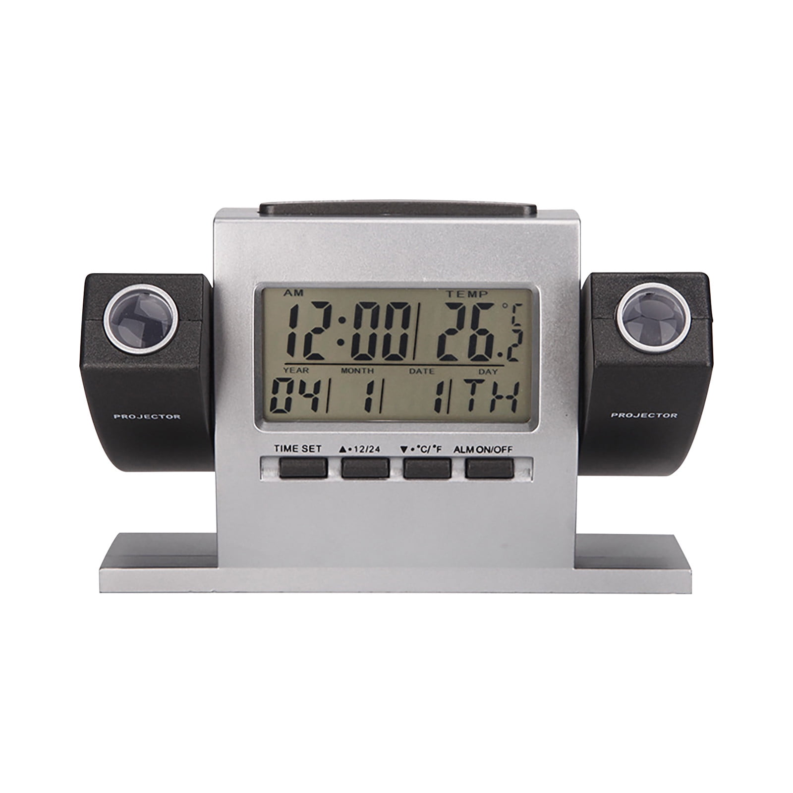 Double Projection Electronic Clock Double Rotation Can Project ...
