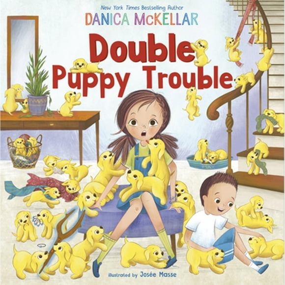 Pre-Owned Double Puppy Trouble (Hardcover 9781101933862) by Danica McKellar