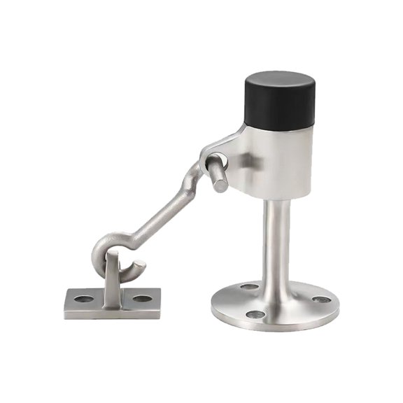 Double Purpose 304 Stainless Steel Door Hook & Stoppers Prevents Wall Damage & Keep Door Open for Humid Coastal Areas