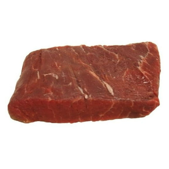 Double Red Provisions Seasoned Beef Flat Iron Steak, 4 Ounce -- 40 per case.