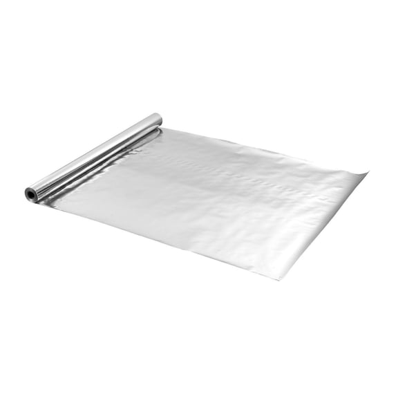 Double Reflective Insulation Roll - 48in x 125ft, 0.15mm Aluminum Foil Radiant Barrier - Thermal Heat Shield for Roof, Window, Garage Insulation