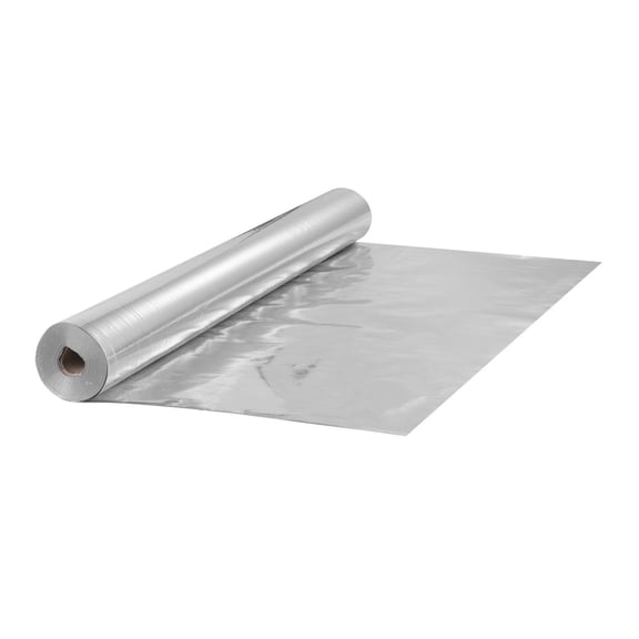 Double Reflective Insulation Roll - 48in x 250ft, 6.5 Mil Aluminum Foil Radiant Barrier - Thermal Heat Shield for RV, Window, Roof Insulation