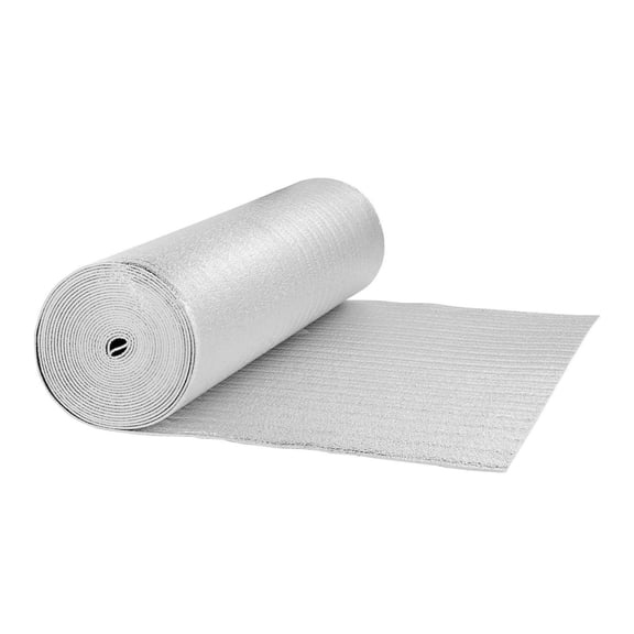 Double Reflective Insulation Roll, 5.5mm Foam Barrier - 50ft x 5.5in Heat Shield