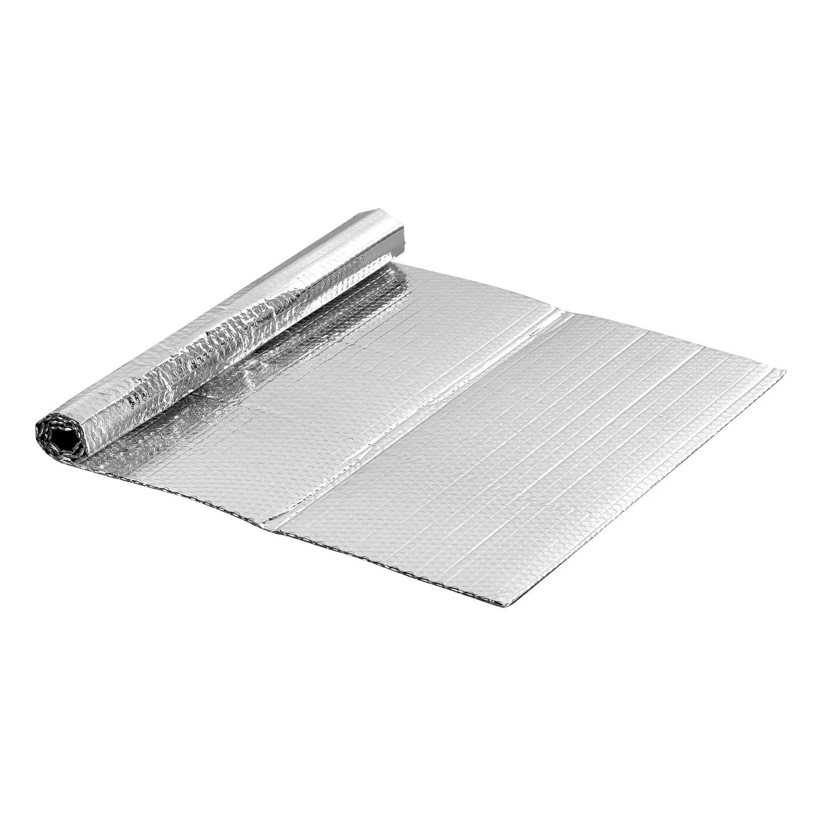 Double Reflective Insulation Sheet, 16Pcs Double Sided Aluminum Foil Radiant Barrier, Dual Layer Air Bubble Heat Reflective Shield, Thermal Insulation Rolls for Garage Door Window RV Roof