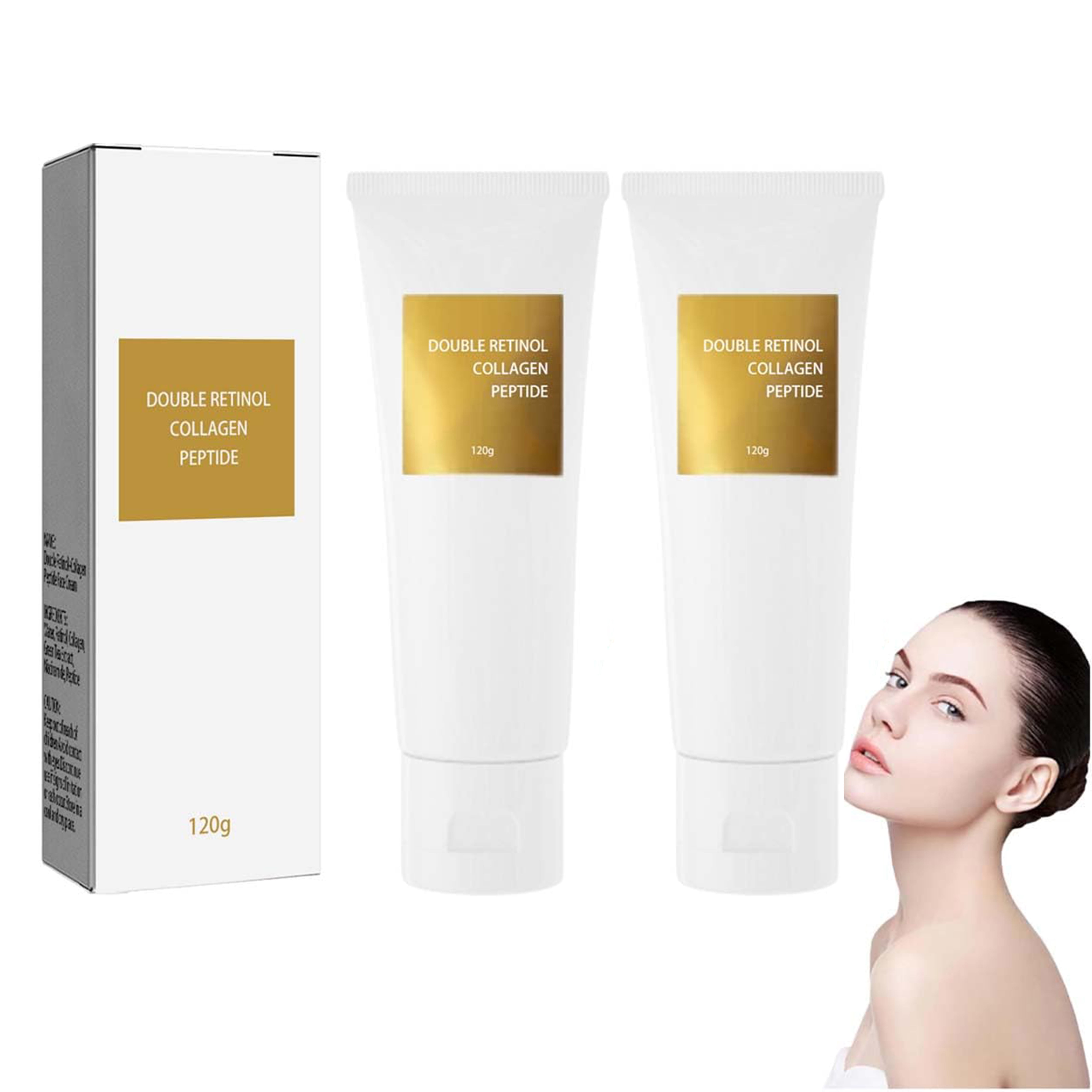 Double Retinol & Collagen Peptide Treatment, AntiAging Facial Cream