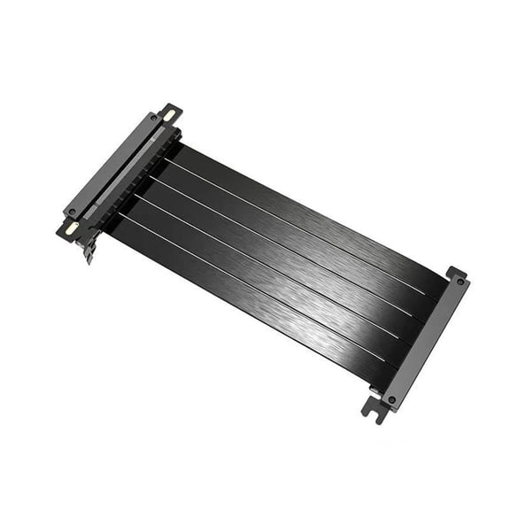 Double Reverse PCIe4.0 x16 Risers Cable 20cm Optimized Airflows for Enhances Cooling and Stability