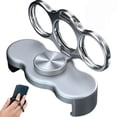 thumbnail image 1 of Double-Ring Three-Finger Back Clip Holder, 360° Rotation Secure Three-Finger Back Clip Kickstand, Mobile Grip Multipurpose Foldable Phone Grip Holder, 1 of 8