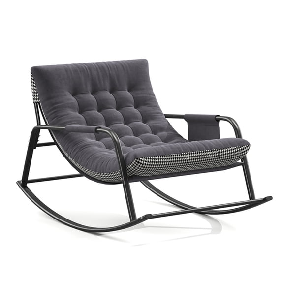 Double Rocking Chair,Oversized Chair,Outdoor Rocking Chair with Padded ...