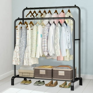 Space saving clothes rail shop