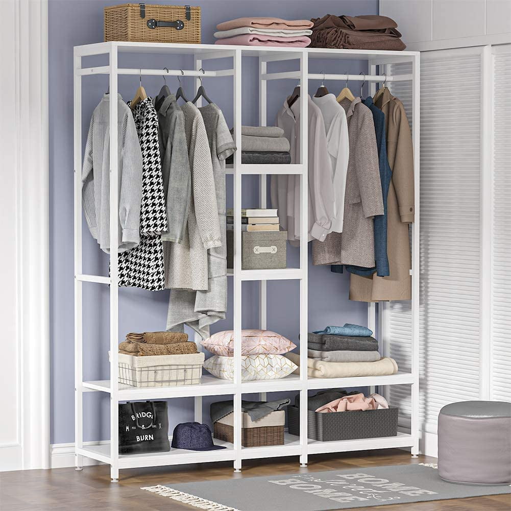 White shelving sale unit for closet