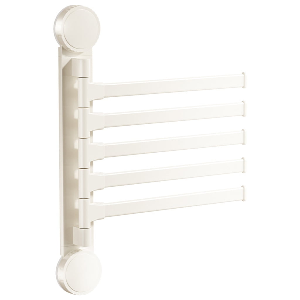 Double Rotating Rack Suction Towel Holders Flexible Degree Rotation ...
