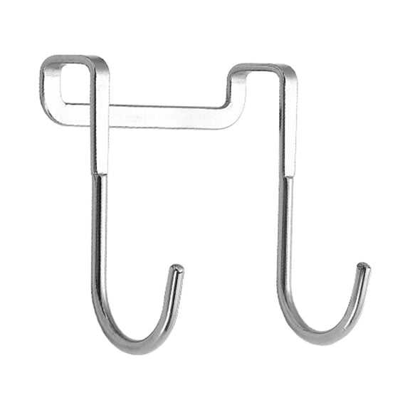 Double S Hook Rack Suitable for Hanging Towels Coat Robes Clothes Hats Back Door Hanger Drill Easy and Stable
