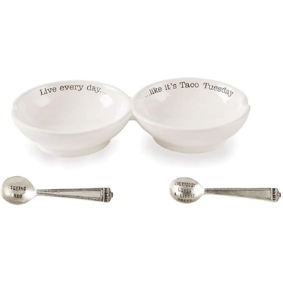 Double Salsa Server Set of 3