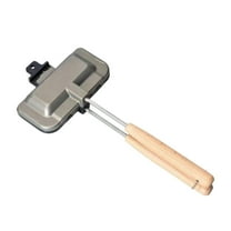 Double Sandwich Maker Breakfast Grill Pan With Flip Sealed Design For Quick Easy Meals Portable Nonstick Cooking Plates