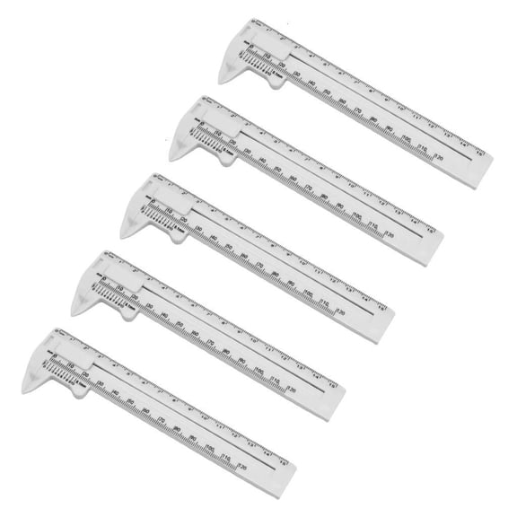 Double Scale Micrometer Plastic Vernier Caliper Measuring Instrument for Diameter Thickness Measurement 0-150mm 0-180mm