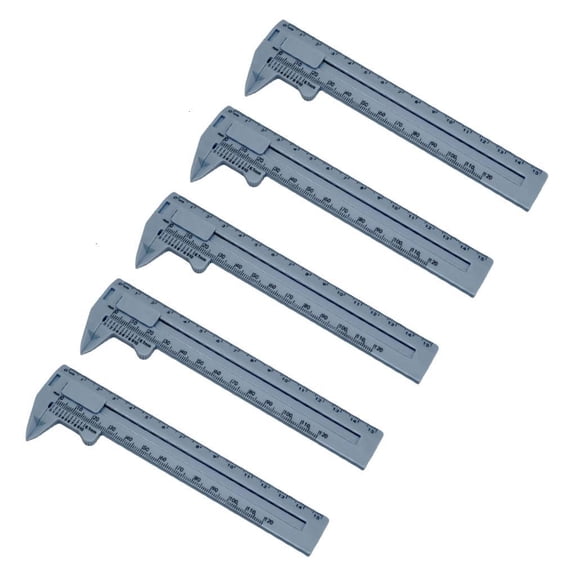 Double Scale Micrometer Plastic Vernier Caliper Measuring Instrument for Diameter Thickness Measurement 0-150mm 0-180mm