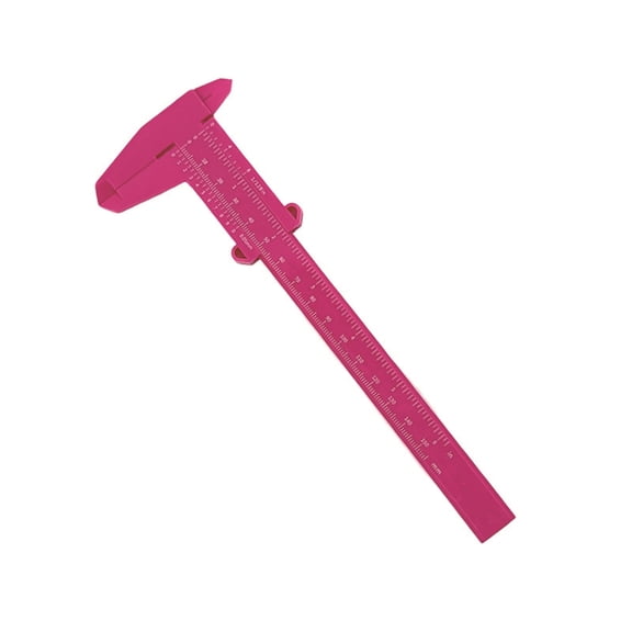 Double Scale Plastic Vernier Caliper 150mm Length Precise Readings Measuring