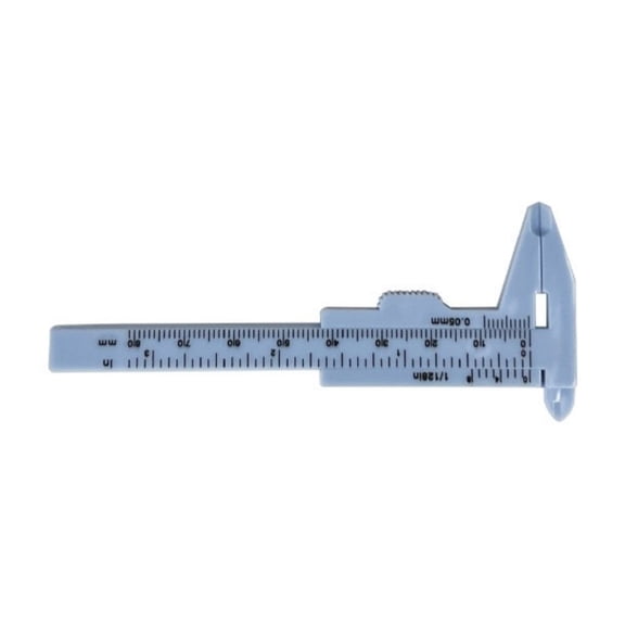 Double Scale Plastic Verniers Calipers with 0.1mm Resolution High Accuracy Verniers Calipers Device for Measurement