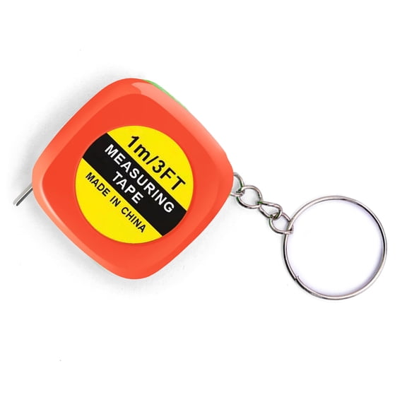 Double Scale Pocket Tape Measure 1m Portable Lightweight for Home and Travel Auto Retractable Mechanism