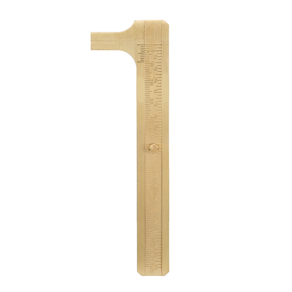 Double Scale Vernier Caliper Brass Jewelry Maker Measuring Ruler ...