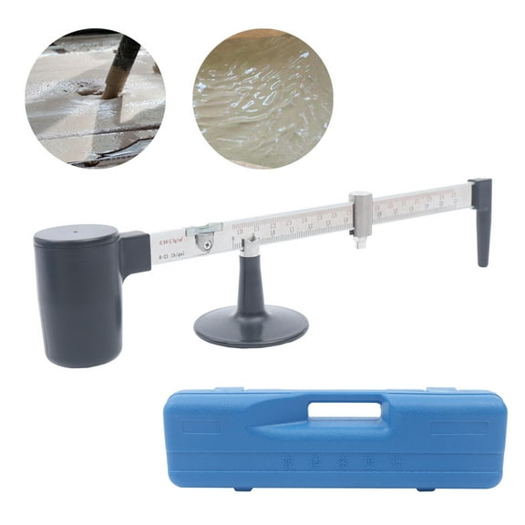 Double Scales Mud Hydrometer Mud Test Tool Mud Gravity Balance Gravimeter Mud Hydrometer w/Tool Box